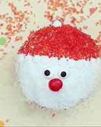 Пирожные Капкейки Дед Морозы