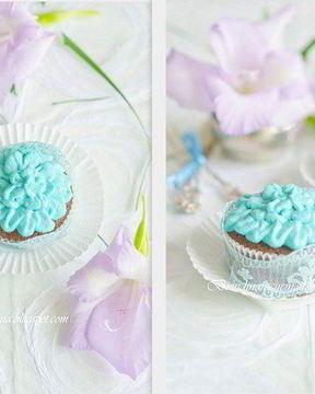 Пирожные Синий Бархат