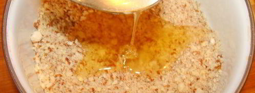 полезное миндальное пирожное с хурмой. Шаг 3