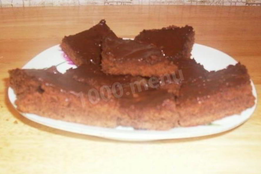 Рецепт выпечного шоколадного пирожного