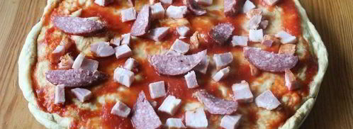 быстрая пицца в микроволновке с сыром. Шаг 12