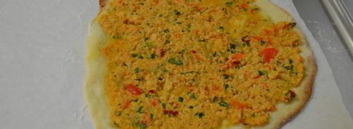 домашний турецкий лахмаджун пицца с фаршем. Шаг 11