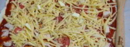 пицца из бездрожжевого теста в духовке. Шаг 7