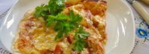 пицца из бездрожжевого теста в духовке. Шаг 8