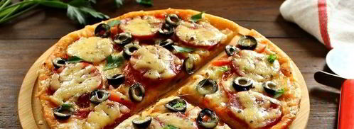 пицца из слоеного теста в мультиварке. Шаг 13