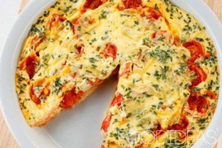 Рецепт пиццы на омлете