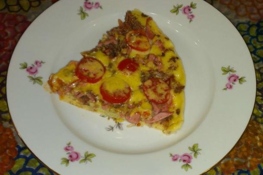 Рецепт пиццы на сковороде