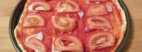 пицца с морепродуктами в духовке. Шаг 9