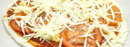 пицца с помидорами. Шаг 13