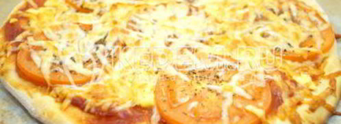 пицца с помидорами. Шаг 15