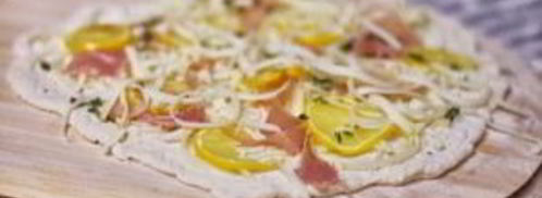пицца с прошутто и лимоном. Шаг 4