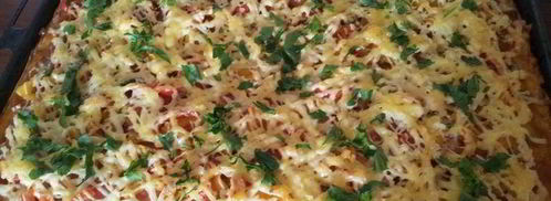 пицца с шампиньонами. Шаг 6