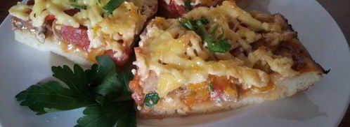 пицца с шампиньонами. Шаг 8