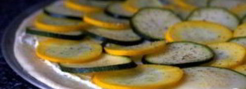 пицца с цуккини и козьим сыром. Шаг 4