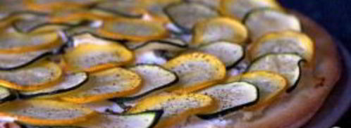 пицца с цуккини и козьим сыром. Шаг 5