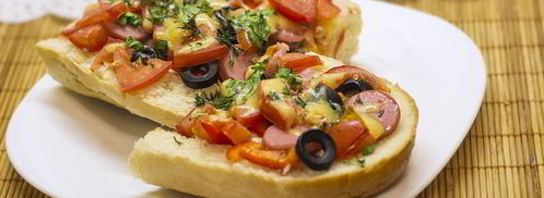 пицца в батоне. Шаг 9