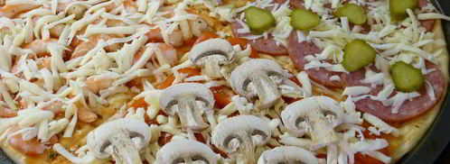 пицца времена года. Шаг 8