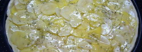 постная пицца бьянка с розмарином и картофелем. Шаг 7