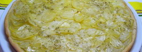 постная пицца бьянка с розмарином и картофелем. Шаг 8