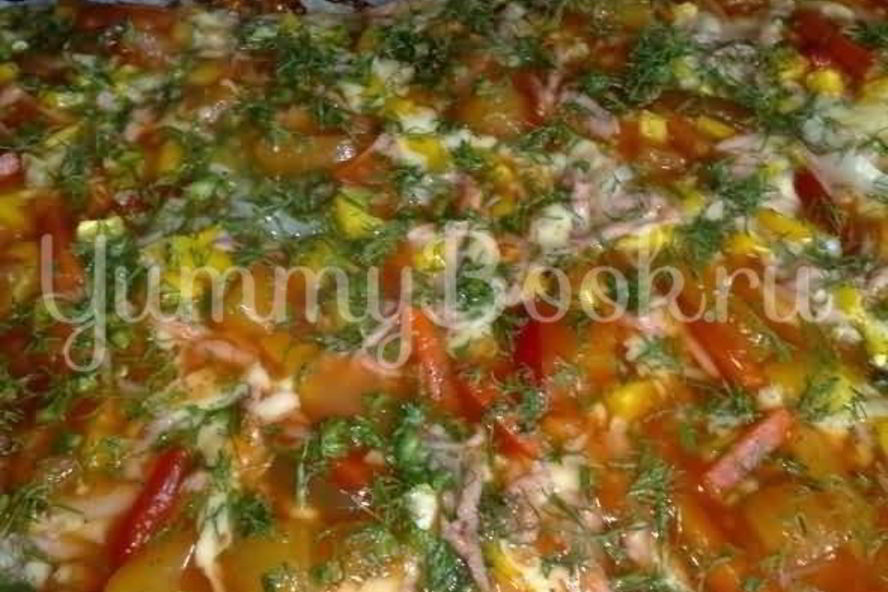 Рецепт просто пицца