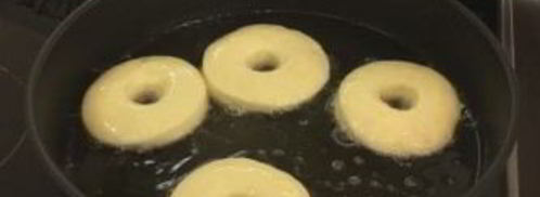 американские пончики, покрытые шоколадом. Шаг 8