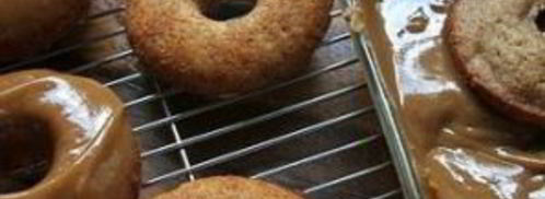 банановые пончики с арахисовой глазурью. Шаг 9