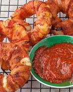 Оригинальные пончики с беконом