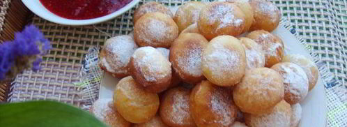 пончики картофельные со смородиновым соусом. Шаг 5