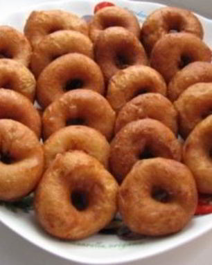 Пончики с чесноком