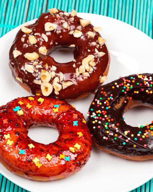 Пончики с глазурью