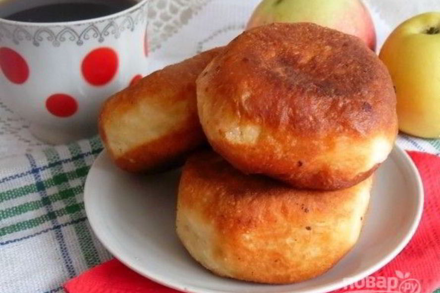 Рецепт пончиков с яблочной начинкой