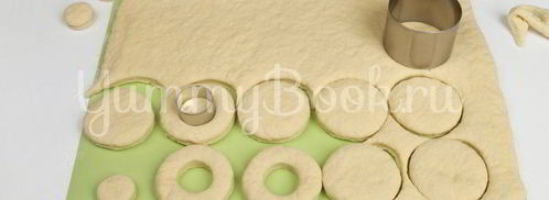 пончики сахарные с глазурью. Шаг 6