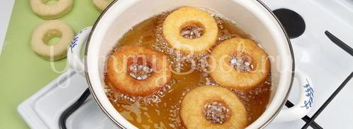 пончики сахарные с глазурью. Шаг 7