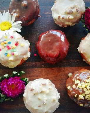 Творожные пончики из детства