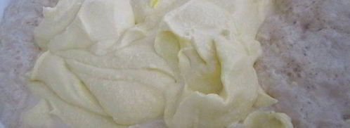 творожные пончики с вишней. Шаг 4