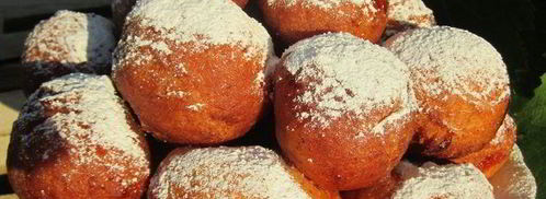 творожные пончики с вишней. Шаг 11