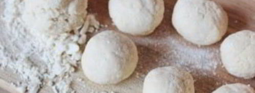 творожные пончики, жаренные в масле. Шаг 5