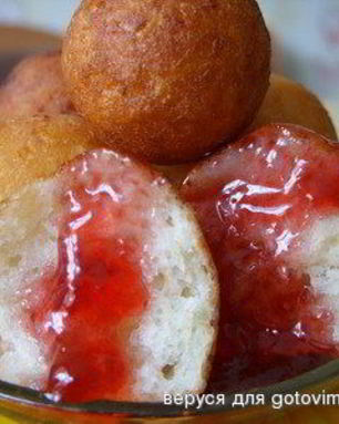 Творожные пончики