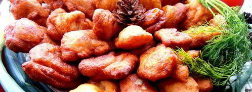 заварные картофельные пончики. Шаг 25