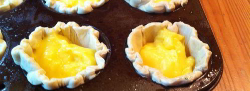 португальские слойки с заварным кремом. Шаг 3