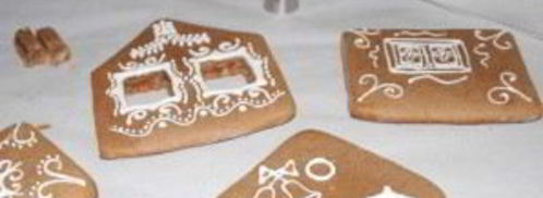 глазурь для пряничного домика. Шаг 7