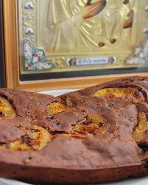 Медово-брусничная коврижка