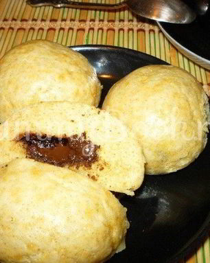 Пряники с шоколадной начинкой на пару из мультиварки