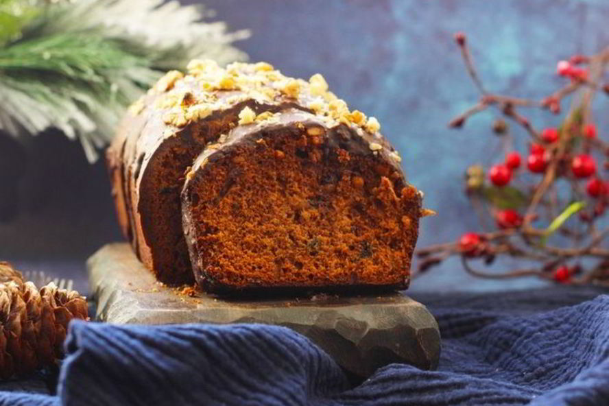 Рецепт шоколадного пряника с орехами и джемом