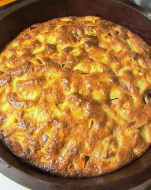 Быстрая яблочная шарлотка