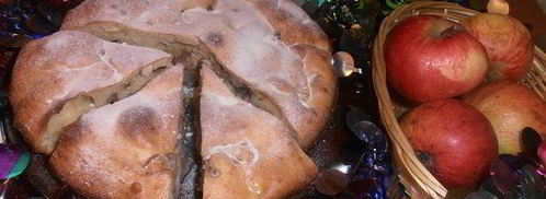 ореховая шарлотка на сгущенке. Шаг 12