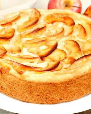 Постная шарлотка в мультиварке