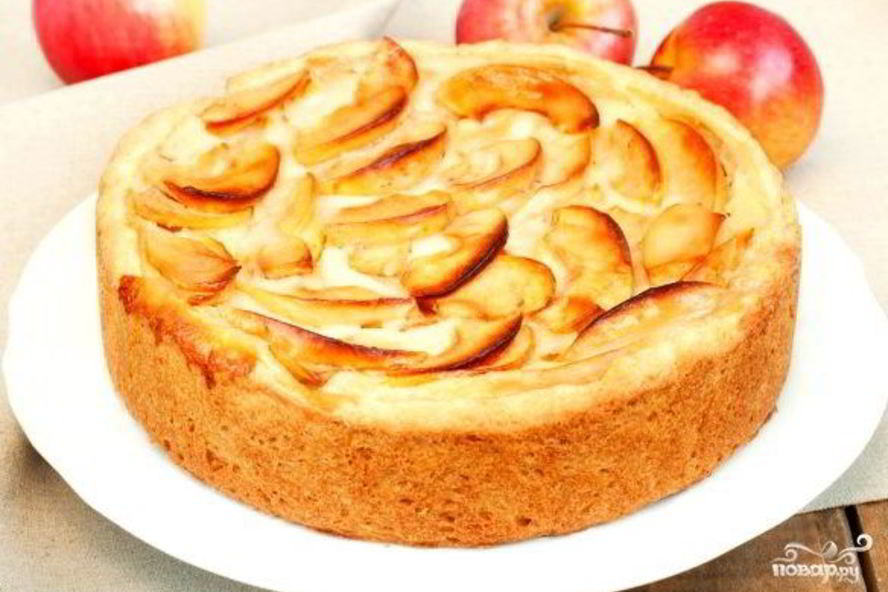 Рецепт постной шарлотки в мультиварке