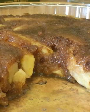 Шарлотка из ржаных сухарей