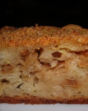 Шарлотка с капустой на кефире